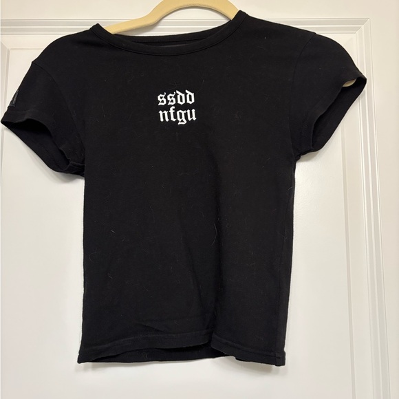 Darc Sport Black Tee with White Text - Picture 1 of 1
